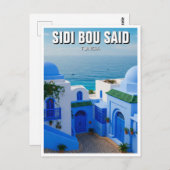 Carte Postale Sidi Bou Dit Que Tunisie Voyage (Devant / Derrière)