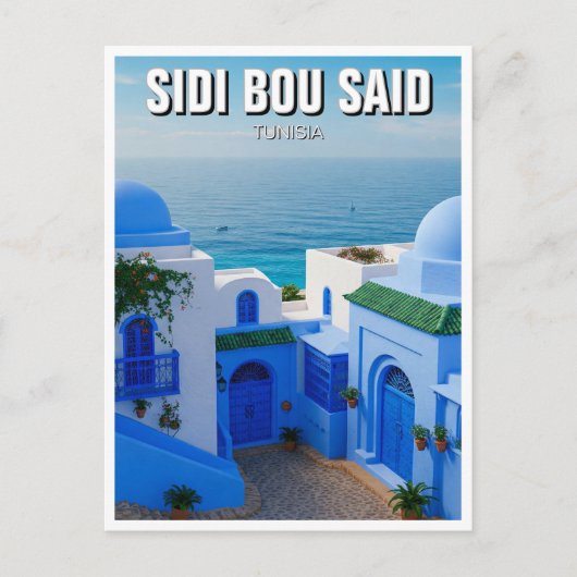 Carte Postale Sidi Bou Dit Que Tunisie Voyage (Devant)