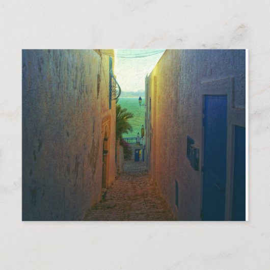 Carte Postale Sidi Bou Said Laneway (Devant)