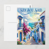 Carte Postale Sidi Bou Saïd Tunisie (Devant / Derrière)