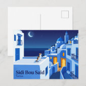 Carte Postale Sidi Bou Said Tunisie (Devant / Derrière)