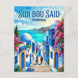 Carte Postale Sidi Bou Saïd Tunisie