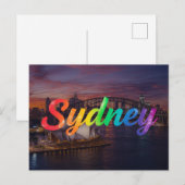 Carte Postale Sidney australie (Devant / Derrière)
