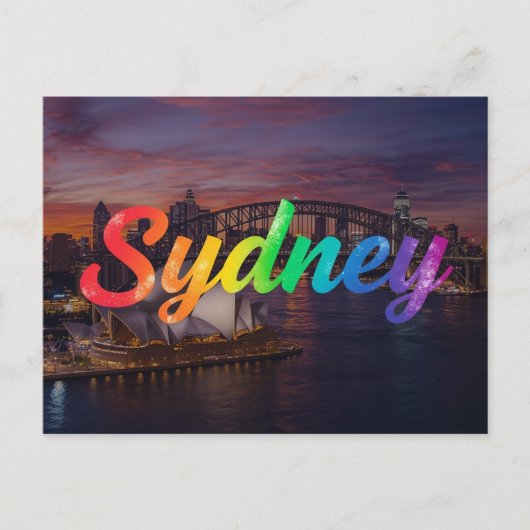 Carte Postale Sidney australie (Devant)