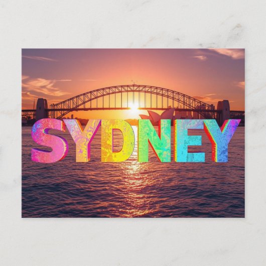 Carte Postale Sidney australie (Devant)