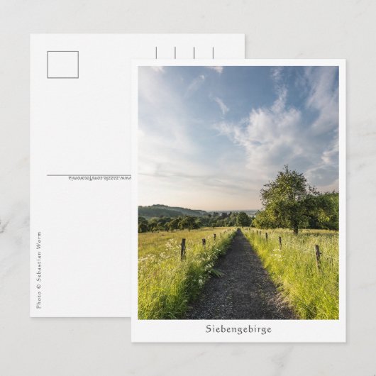 Carte Postale Siebengebirge Allemagne (Devant / Derrière)
