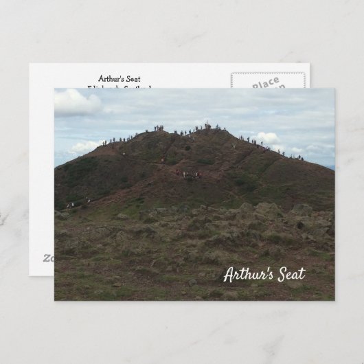 Carte Postale Siège d'Arthur (Devant / Derrière)