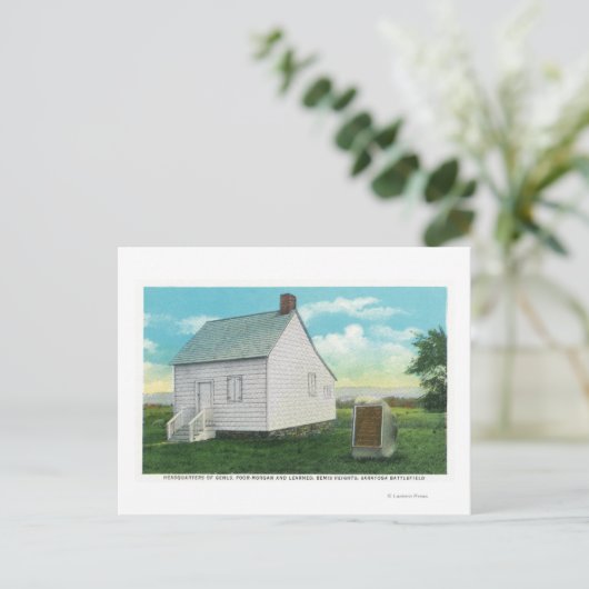 Carte Postale Siège de Gen Poor-Morgan & Learned (Debout devant)