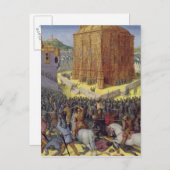 Carte Postale Siège de Jérusalem par Nebucadnetsar (Devant / Derrière)
