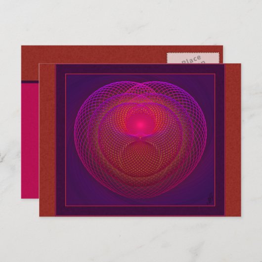 Carte Postale Siège de l'âme (Devant / Derrière)