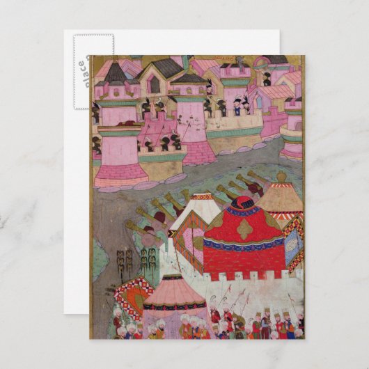 Carte Postale Siège de Vienne par Suleyman I le Magnifique (Devant / Derrière)