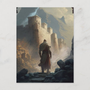 Carte Postale Siège de ville de montagne