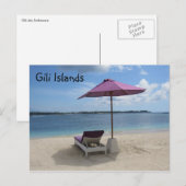 Carte Postale siège des îles gili (Devant / Derrière)