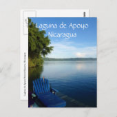 Carte Postale siège du lac apoyo (Devant / Derrière)