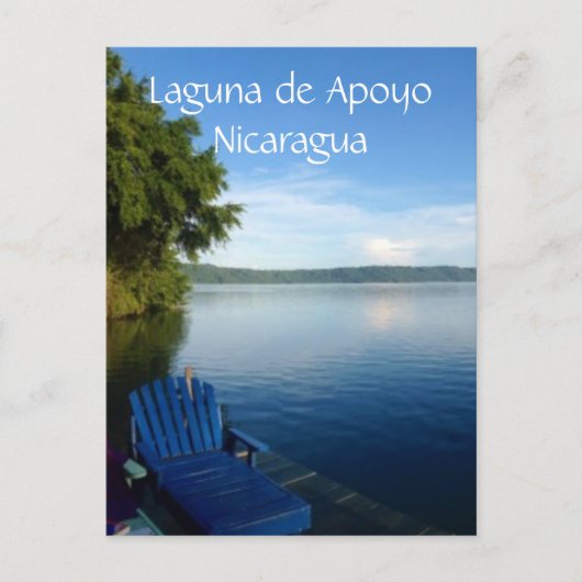 Carte Postale siège du lac apoyo (Devant)