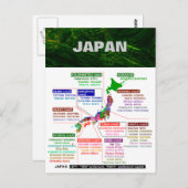 Carte Postale Siège préfectoral japonais (Devant / Derrière)