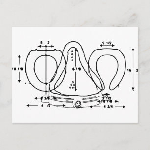 Carte Postale siège toilette