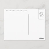 Carte Postale Sièges en bord de mer - Customisé (Dos)