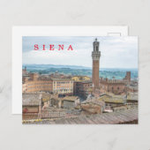 Carte postale Siena Piazza del Campo vue (Devant / Derrière)