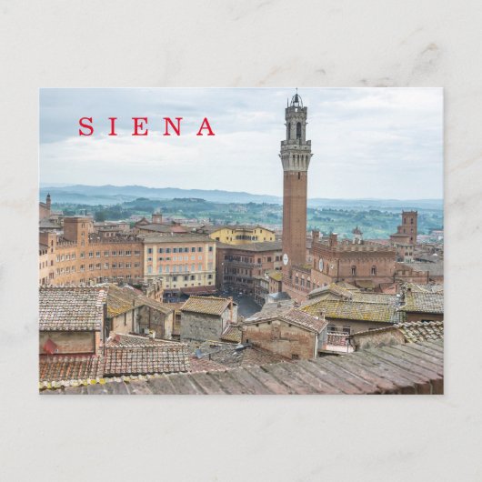 Carte postale Siena Piazza del Campo vue (Devant)