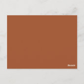 Carte Postale sienne couleur (Dos)