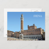 Carte Postale Sienne, Italie (Devant / Derrière)