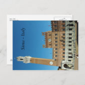 carte postale - Sienne, Italie (Devant / Derrière)