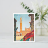 Carte Postale Sienne Italie voyage millésime (Debout devant)