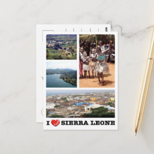 Carte Postale Sierra Leone - I Love -