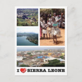Carte Postale Sierra Leone - J'aime - (Devant)