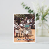 Carte Postale Sierra Leone - La danse du Koindu - (Debout devant)