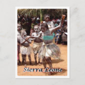 Carte Postale Sierra Leone - La danse du Koindu - (Devant)