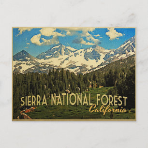 Carte Postale Sierra National Forest California