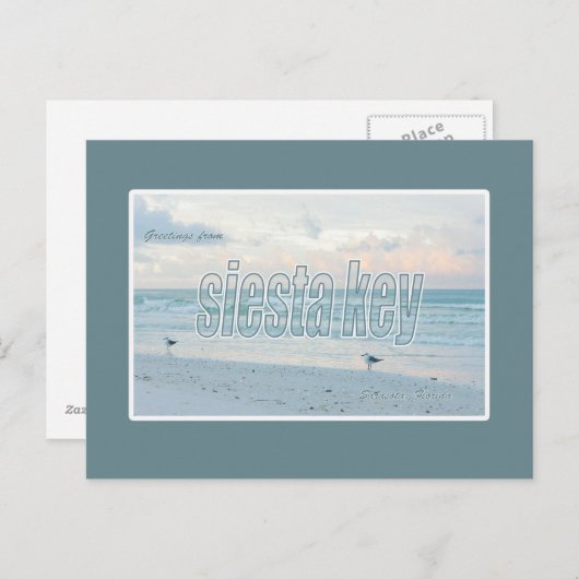 Carte postale Siesta Key, Floride (Devant / Derrière)