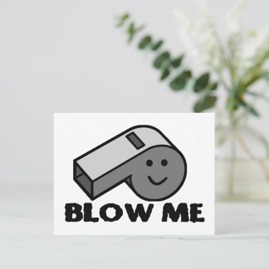 Carte Postale Siffler (Debout devant)