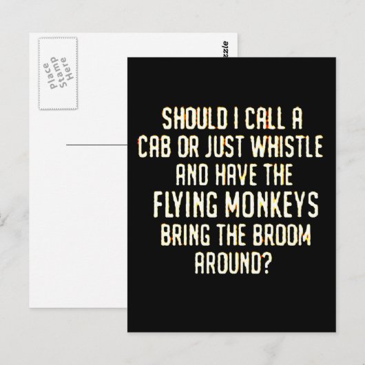 Carte Postale sifflet (Devant / Derrière)