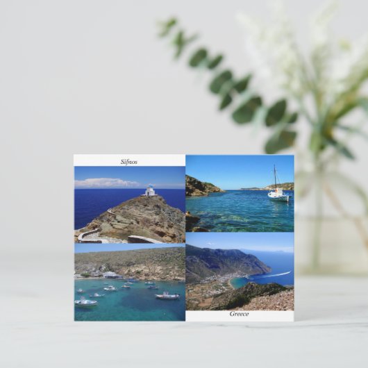 Carte Postale Sifnos - Grèce (Debout devant)