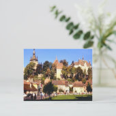 Carte Postale Sighisoara, tours médiévales (Debout devant)