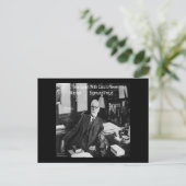 Carte Postale Sigmund Freud Dans Son Bureau & Citation de Chat D (Debout devant)