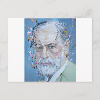 Carte Postale SIGMUND FREUD - portrait à l'huile