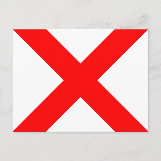 Carte Postale Signal Alphabet Nautique Signal V (Devant)