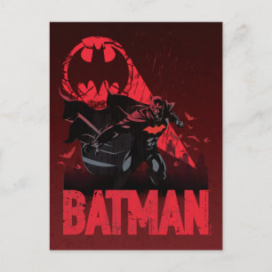 Carte Postale Signal Batman Crimson Bat