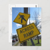 Carte Postale Signal croisé (Devant / Derrière)