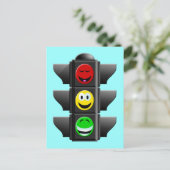 CARTE POSTALE SIGNAL DE LA CIRCULATION (Debout devant)
