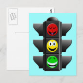 CARTE POSTALE SIGNAL DE LA CIRCULATION (Devant / Derrière)