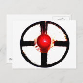 Carte Postale Signal de la sangle de la perruque du chemin de fe (Devant / Derrière)