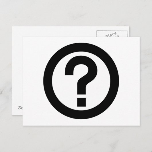 Carte Postale Signal de point (Devant / Derrière)