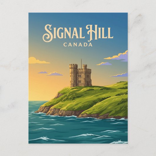 Carte Postale Signal Hill Canada (Devant)