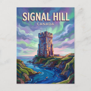 Carte Postale Signal Hill Canada -> Colline du Signal Canada