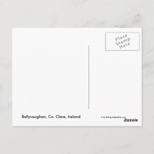 Carte Postale Signal irlandais (Dos)